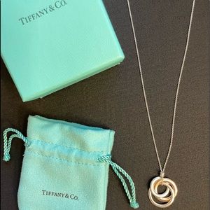 Tiffany& Co 1837 Interlocking Triple Circles Necklace
